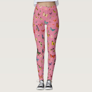 The 1000 Butterflies Rose Leggings