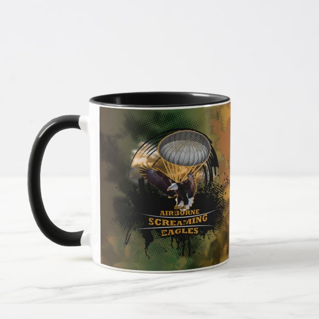 The 101st Airborne Division Screaming Eagles Mug (Left)