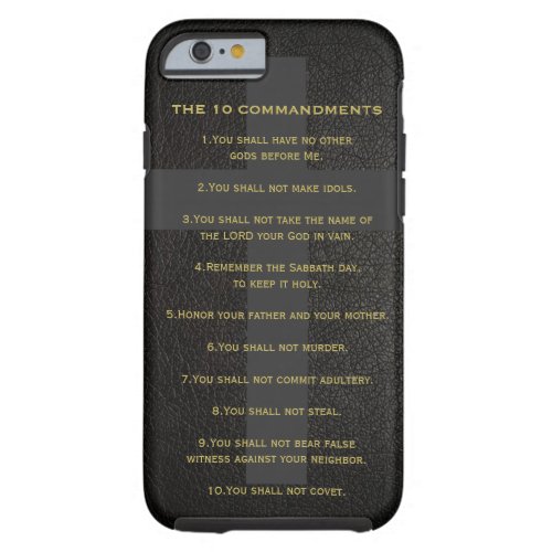 The 10 Commandments Iphone 6 Case