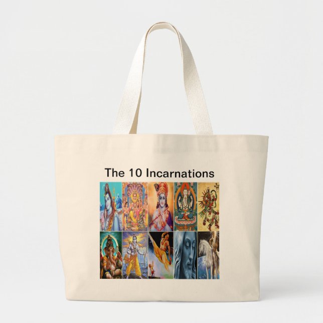 The 10 Incarnations Tote (Front)