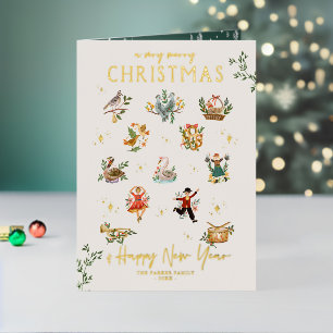 The 12 Days of Christmas Illustrated Holiday