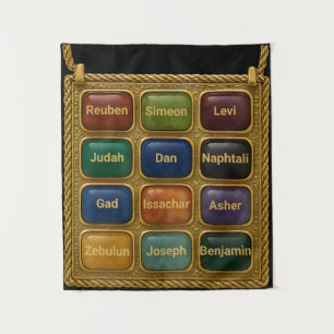 The 12 tribes of Israel Tapestry