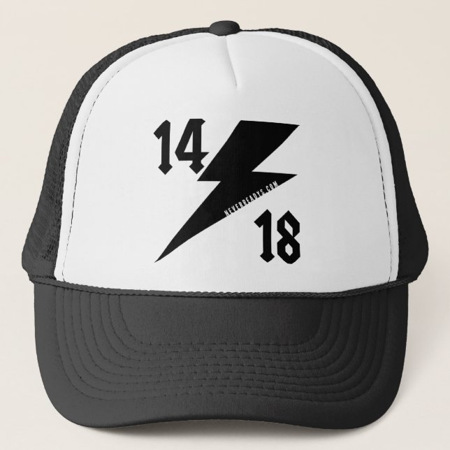 The 14⚡18 Trucker Hat (Front)