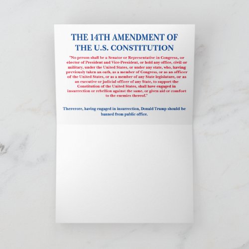 The 14th Amendment Note Card