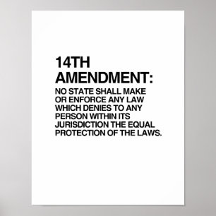 THE 14TH AMENDMENT POSTER