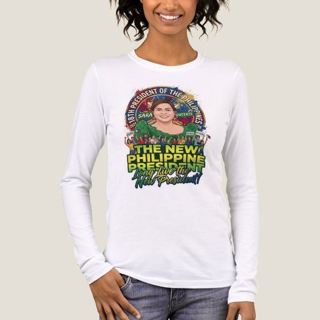 The 18th Philippine President Tri-Blend Shirt (Front)
