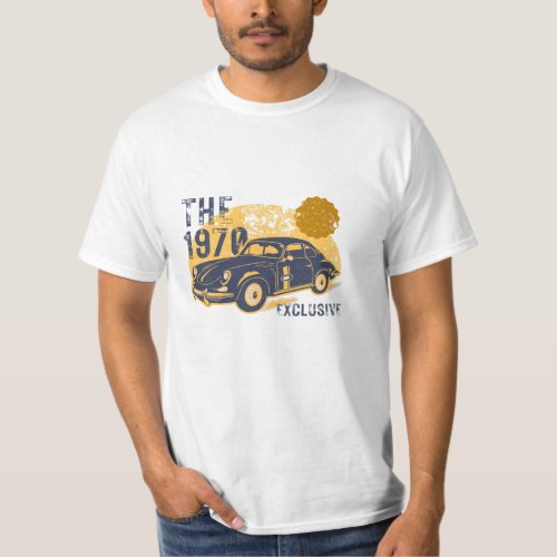 The 1970 Exclusive Vintage  Car T_Shirt