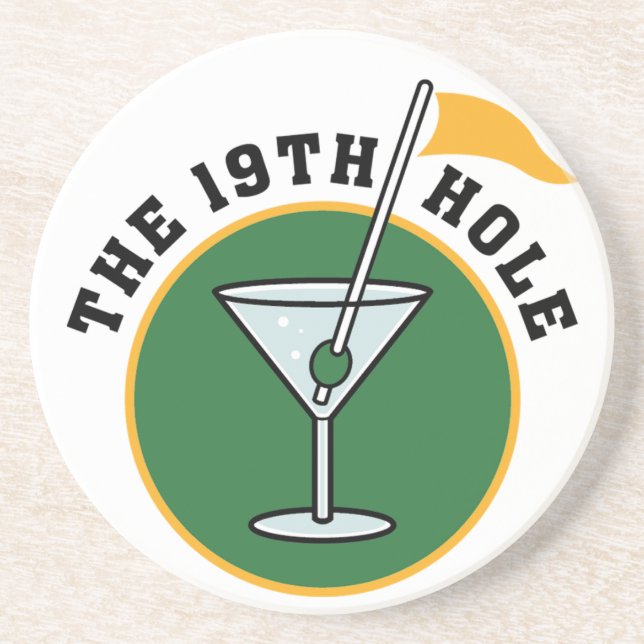 The 19th Hole coasters (Front)