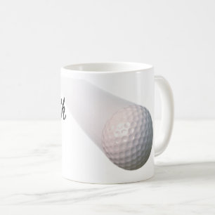 The 19th Hole Flying Golf Ball Coffee Mug