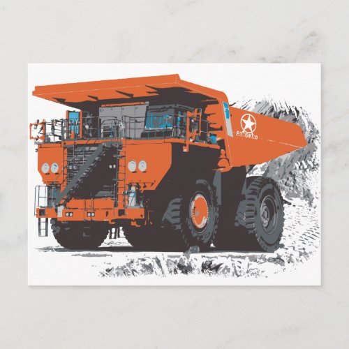 The 1 Hugely Giant Truck Postcard