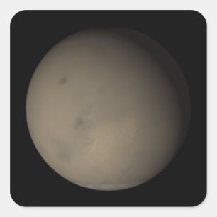 The 2001 Great Dust Storms on Mars 2 Square Sticker