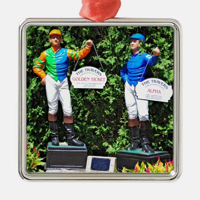 THE 2012 TRAVERS DEAD HEAT METAL ORNAMENT (Front)