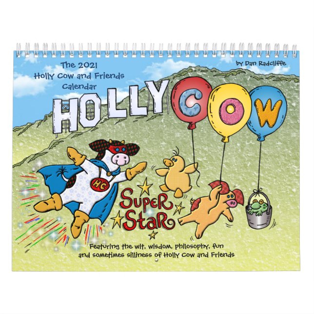The 2021 Holly Cow and Friends Calendar (Cover)