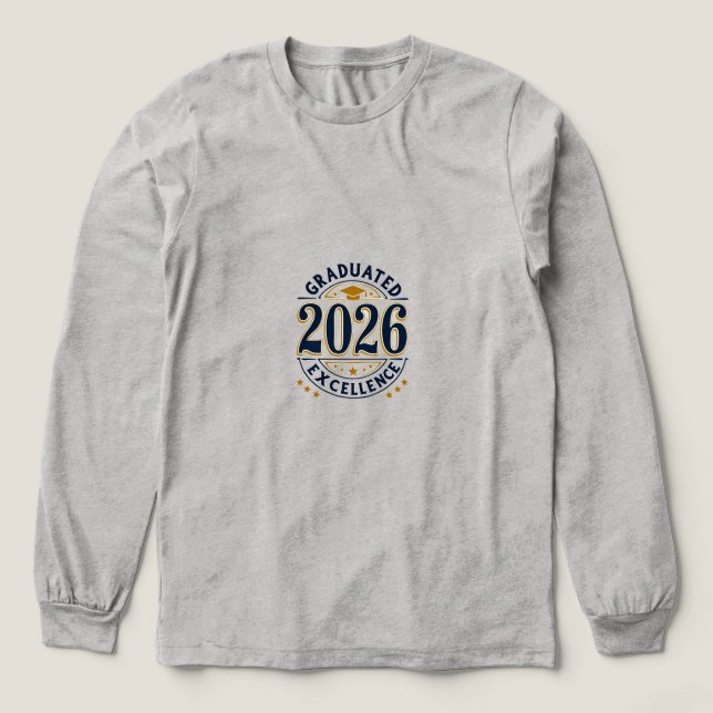 The 2026 Graduate Design Tri-Blend Shirt (Design Front)