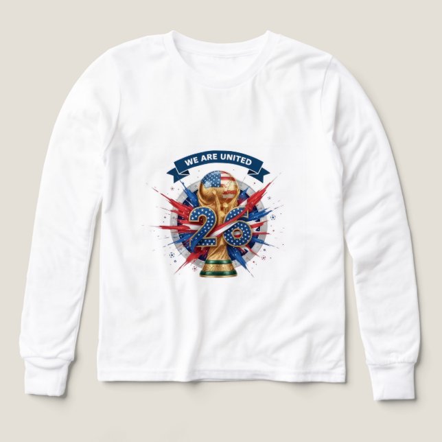 The 2026 World Cup - North America's Tournament Tri-Blend Shirts (Design Front)