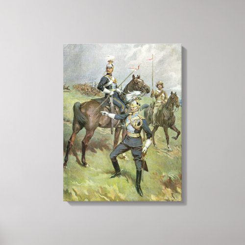 The 21st Lancers _ British Army Canvas Print