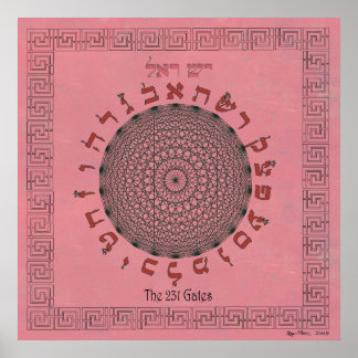 The 231 Gates Rose Poster