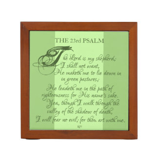 The 23rd Psalm Desk Organizer