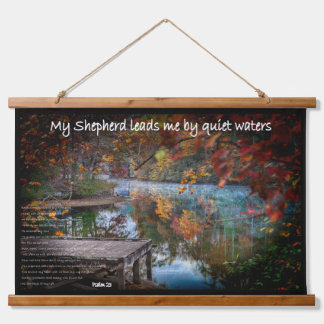 The 23rd Psalm in a tapestry