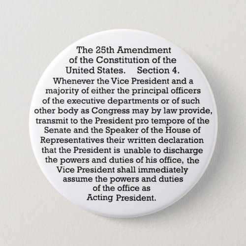 The 25th Amendment Button