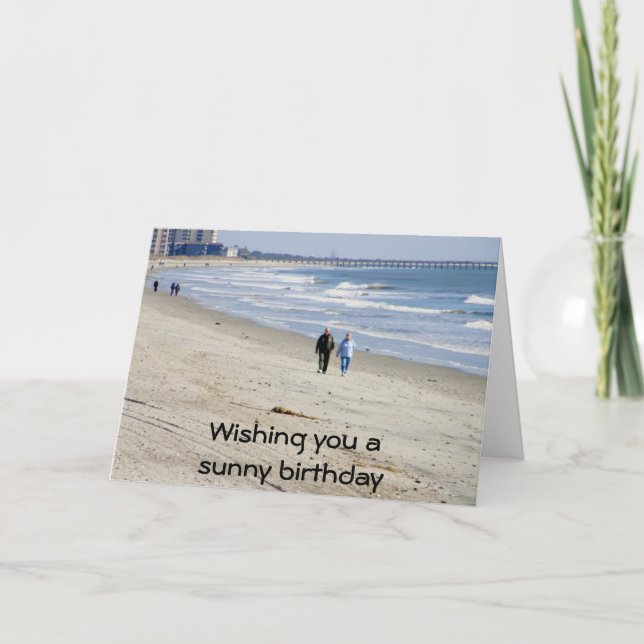 THE 2 OF US WISH U A SUNNY BIRTHDAY CARD (Front)