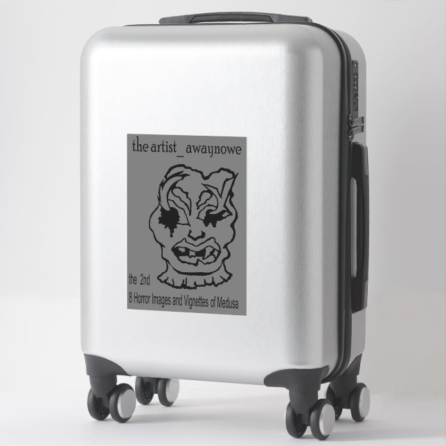 The 2nd Medusa  gi1   the artist_awaynowe Sticker (Suitcase)