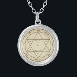 The 2nd Pentacle of Mars Pendant FIGHT DISEASES<br><div class="desc">According to the book of Traditional Lore known as The Key of Solomon The King this Talisman can help Cure Diseases when applied to the afflicted parts.
Available in several sizes and shapes. Silver Plated/Sterling Silver/Gold Plated.</div>