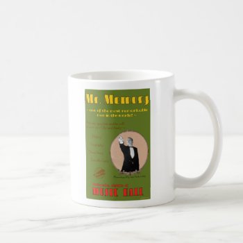 The 39 Steps: Advertising Poster For Mr. Memory Coffee Mug by joelgunz at Zazzle