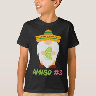The 3 Amigos Cinco De Mayo Amigo #1 Group Matching T-Shirt