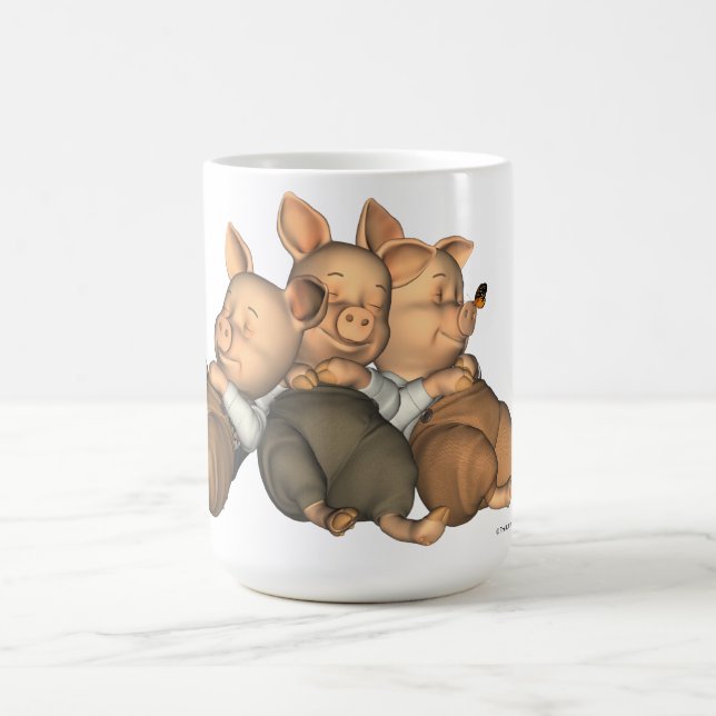 The 3 Little Pigs Dreaming Mug (Center)