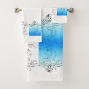 The 3 Mermaids Bath Towel Set