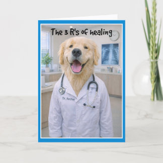 The 3 R's Get Well Card 3RA-1