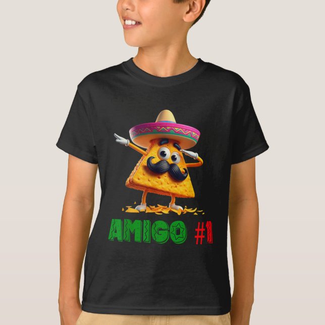 The 3 Three Amigos Cinco De Mayo Amigo #1 Group Ma T-Shirt (Front)