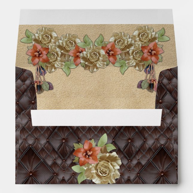 The 3D Leather Academia Decor & Cards Envelope (Back (Bottom))