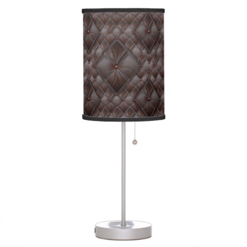 The 3D Leather Academia Decor Table Lamp