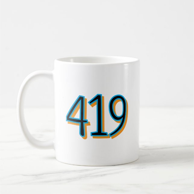 The 419 - Toledo, Ohio Coffee Mug (Left)