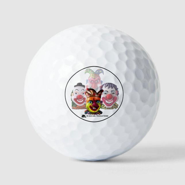 THE 4 CLOWNS GOLF BALLS (Front)