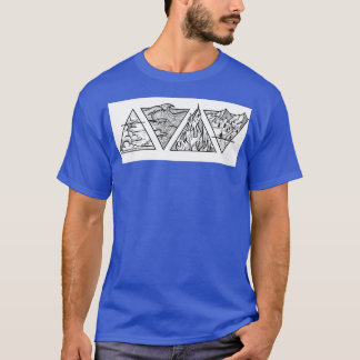 The 4 elements air water fire earth T-Shirt