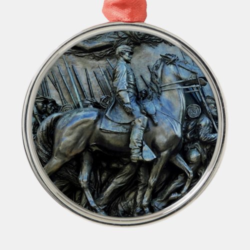 The 54th Massachusetts Volunteer Infantry Regiment Metal Ornament