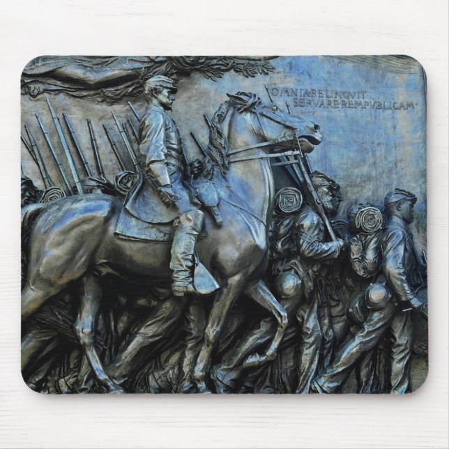 The 54th Massachusetts Volunteer Infantry Regiment Mouse Pad (Front)