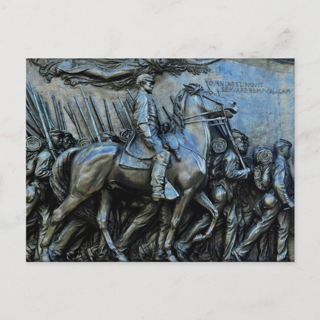 The 54th Massachusetts Volunteer Infantry Regiment Postcard (Front)