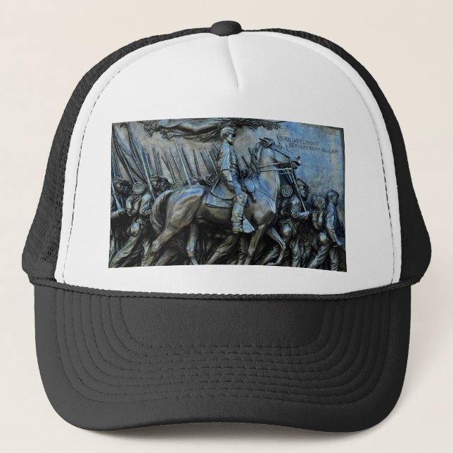 The 54th Massachusetts Volunteer Infantry Regiment Trucker Hat (Front)