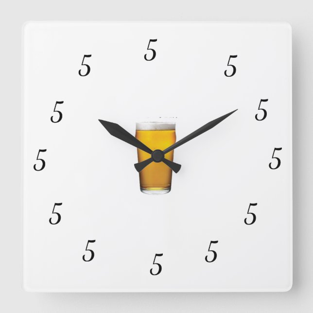**THE 5:00*** CLOCK THAT REALLY HAS IT "ALL DAY" (Front)