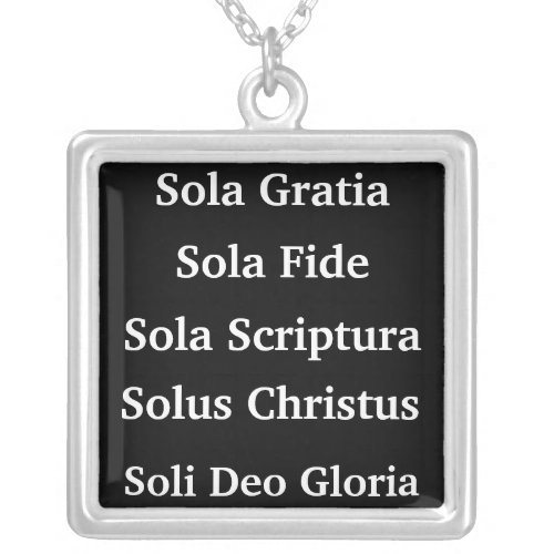 The 5 Solas Silver Plated Necklace