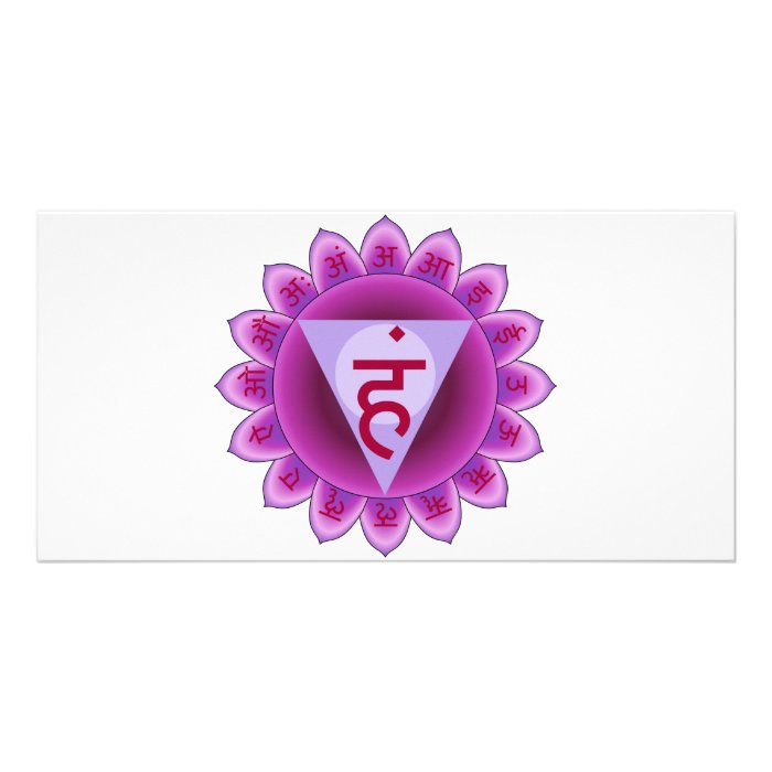 The 5th Primary Chakra Purple Vishuddha Photo Cards