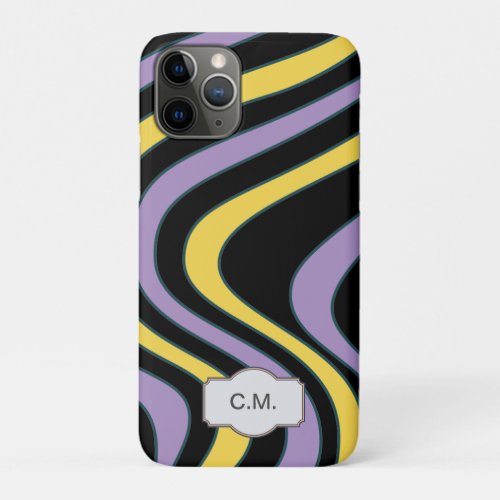 The 60s Style 2 with monogram iPhone 11 Pro Case