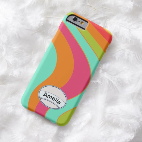 The 60s Style with monogram for  Barely There iPhone 6 Case