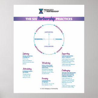 The 6 Partnership Practices Poster 24x30