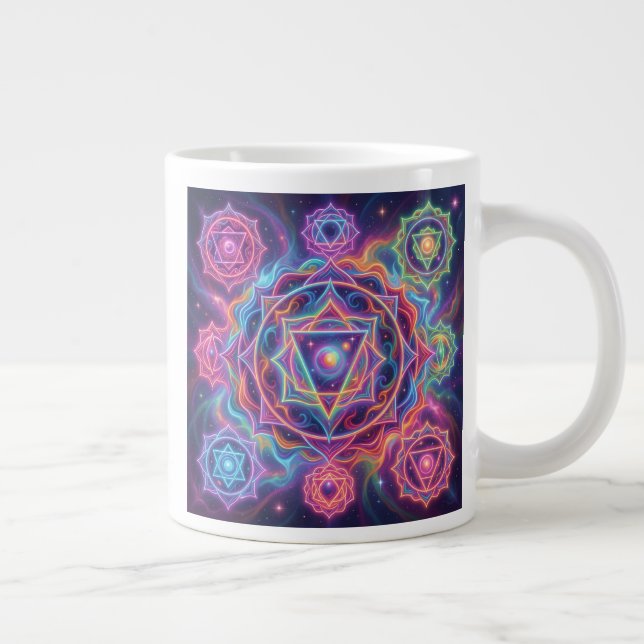 The 7 Chakras´10 Giant Coffee Mug (Right)