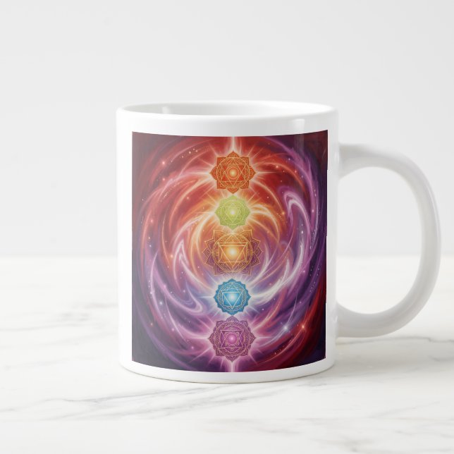 The 7 Chakras´10 Giant Coffee Mug (Right)